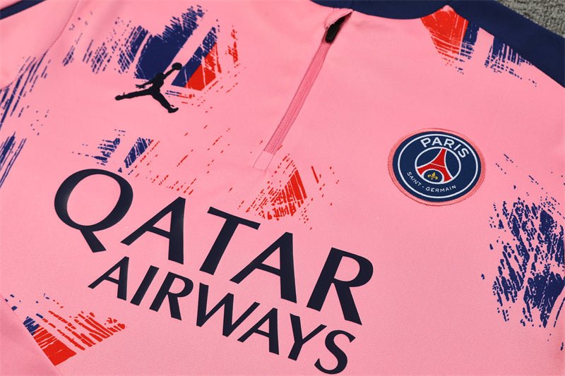 PSG "Parisian Frost" Pink Premium Tracksuit - Premium Quality Jersey at FootballPrestige.com