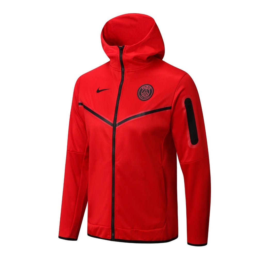 PSG Red Premium Tracksuit - Premium Quality Jersey at FootballPrestige.com