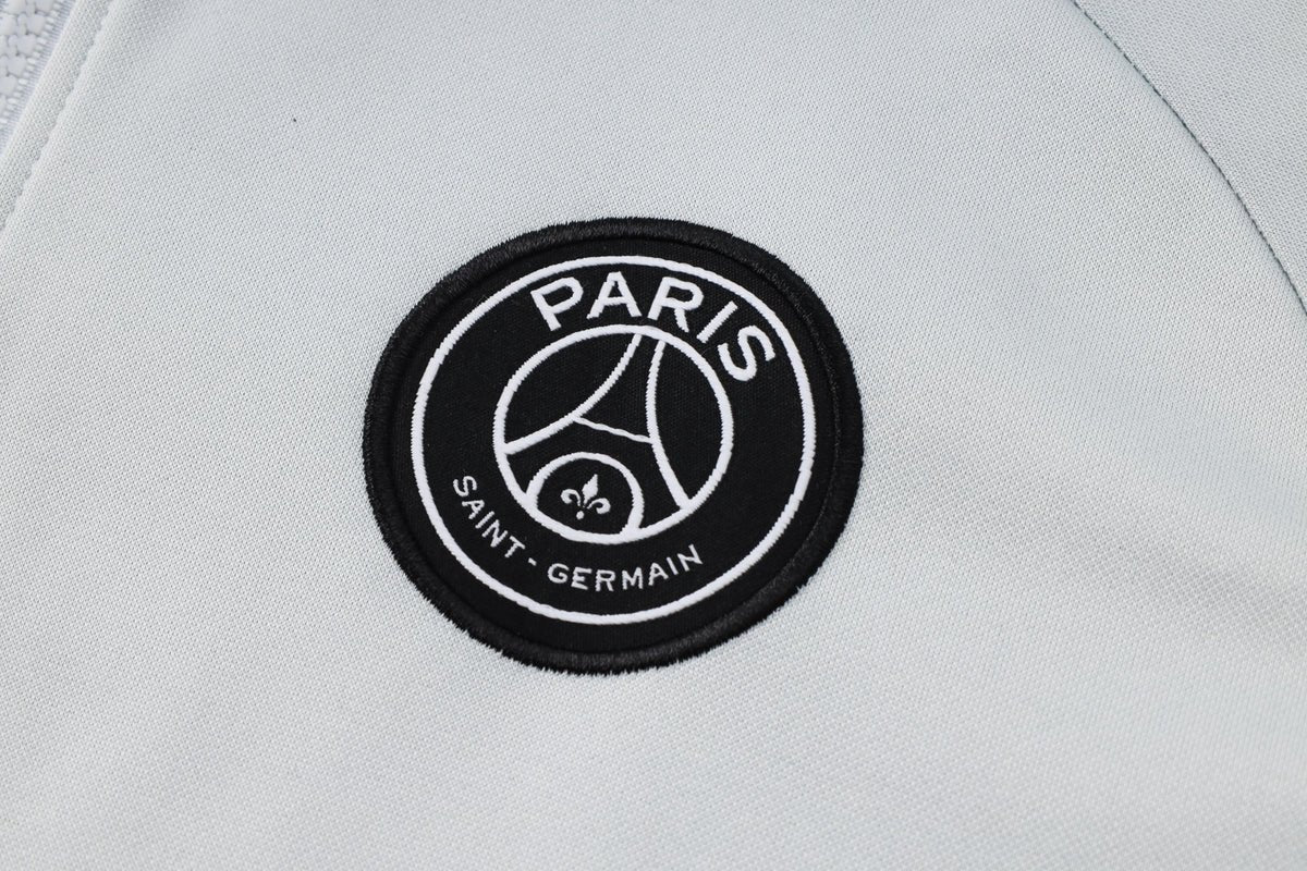 PSG White and Blue Premium Tracksuit - Premium Quality Jersey at FootballPrestige.com