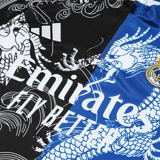Real Madrid "Azure Serpent" Premium Kids Size Tracksuit - Premium Quality Jersey at FootballPrestige.com