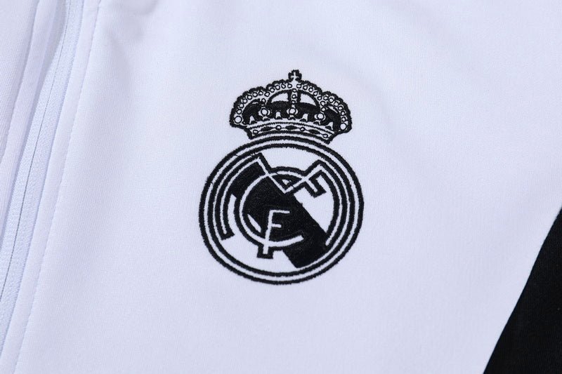 Real Madrid "Blanco Regal" Premium Tracksuit - Premium Quality Jersey at FootballPrestige.com