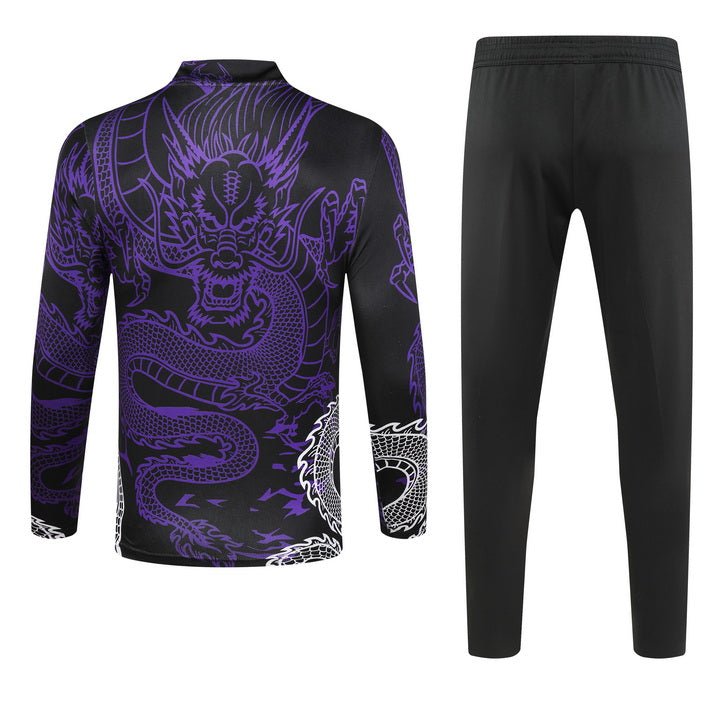 Real Madrid "Dragon Morado" Premium Tracksuit - Premium Quality Jersey at FootballPrestige.com