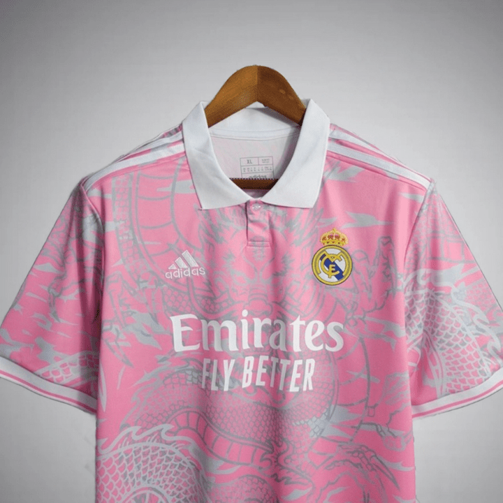 Real Madrid "Dragón Rosa" Special Kit - Premium Quality Jersey at FootballPrestige.com