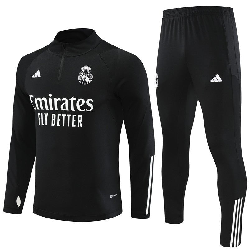 Real Madrid "Eleganza" Premium Tracksuit - Premium Quality Jersey at FootballPrestige.com