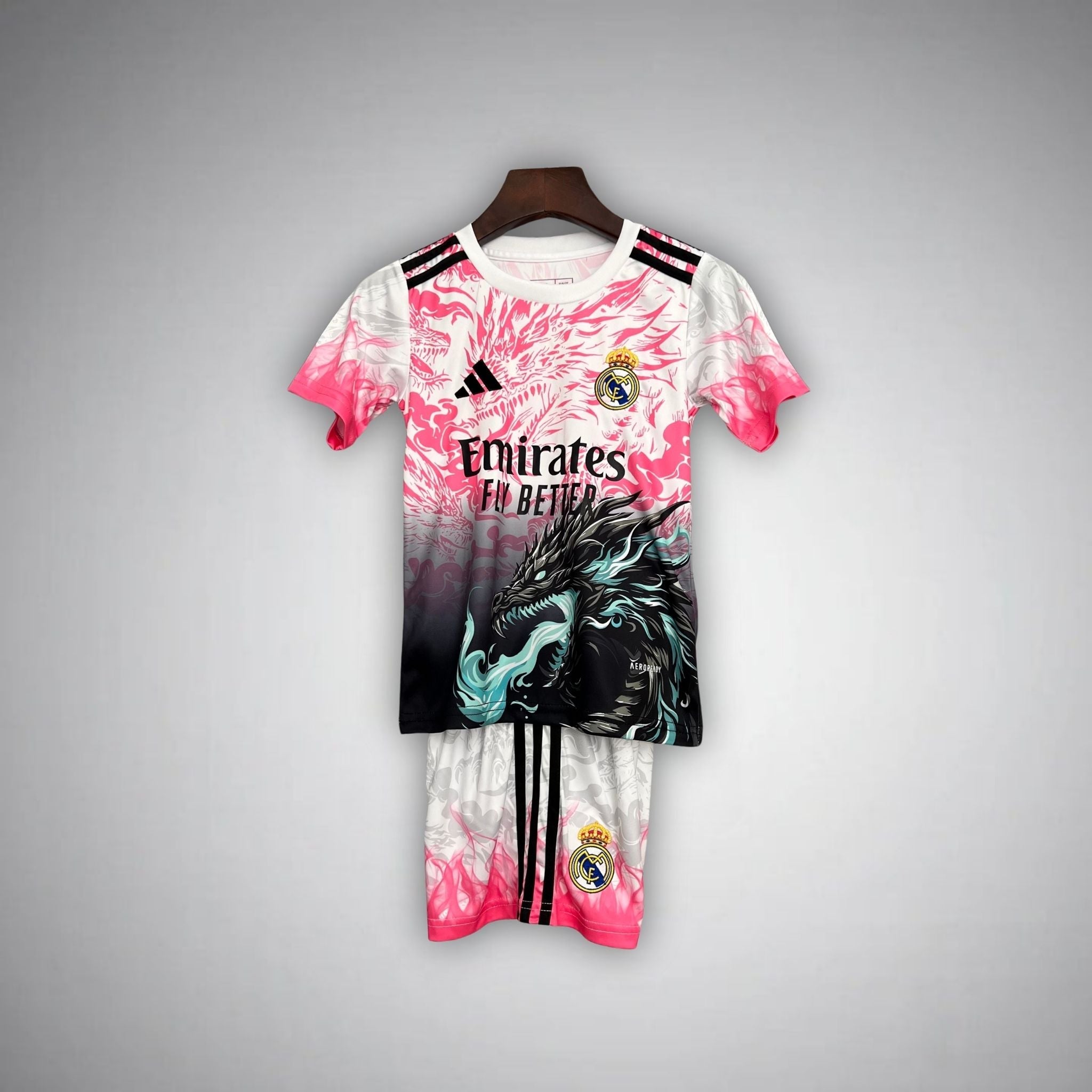 Real Madrid "Flameborn" Premium Kids Size Kit - Premium Quality Jersey at FootballPrestige.com