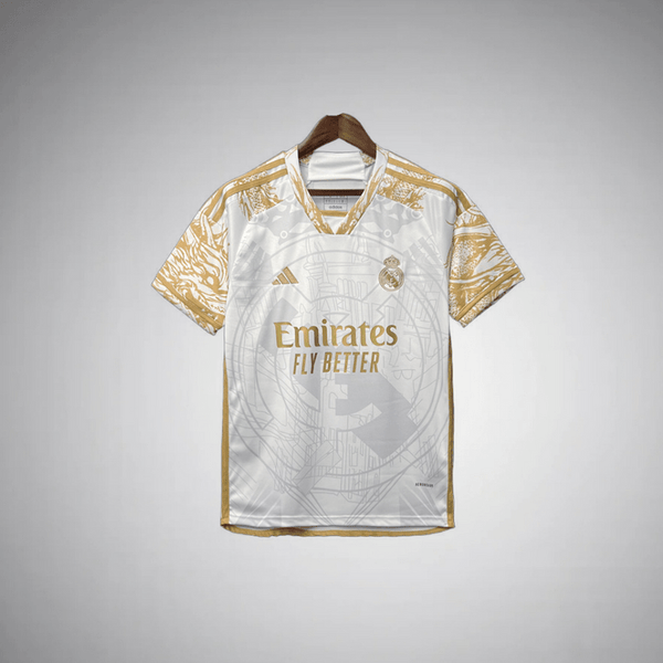 Real Madrid Golden Dynasty Premium Kit 2024 Premium Quality FootballPrestige Premium Football Jerseys