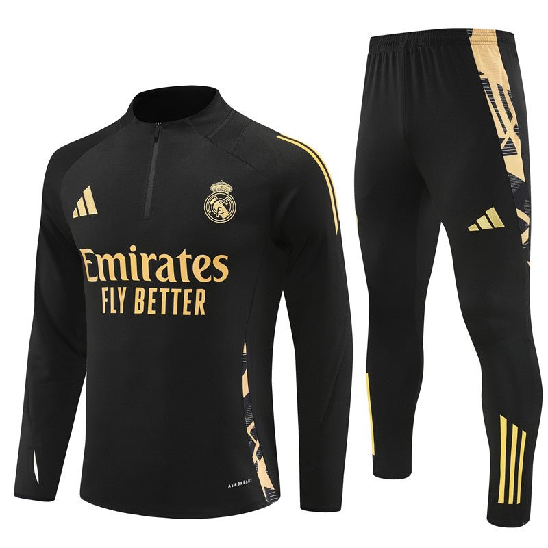 Real Madrid "Golden Era" Premium Tracksuit - Premium Quality Jersey at FootballPrestige.com