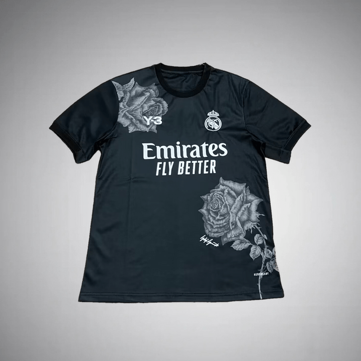 REAL MADRID 22/23 FOURTH JERSEY　XO(2XL) Real Madrid x Y3 24/25 4th Kit Black - 2025 Premium Quality