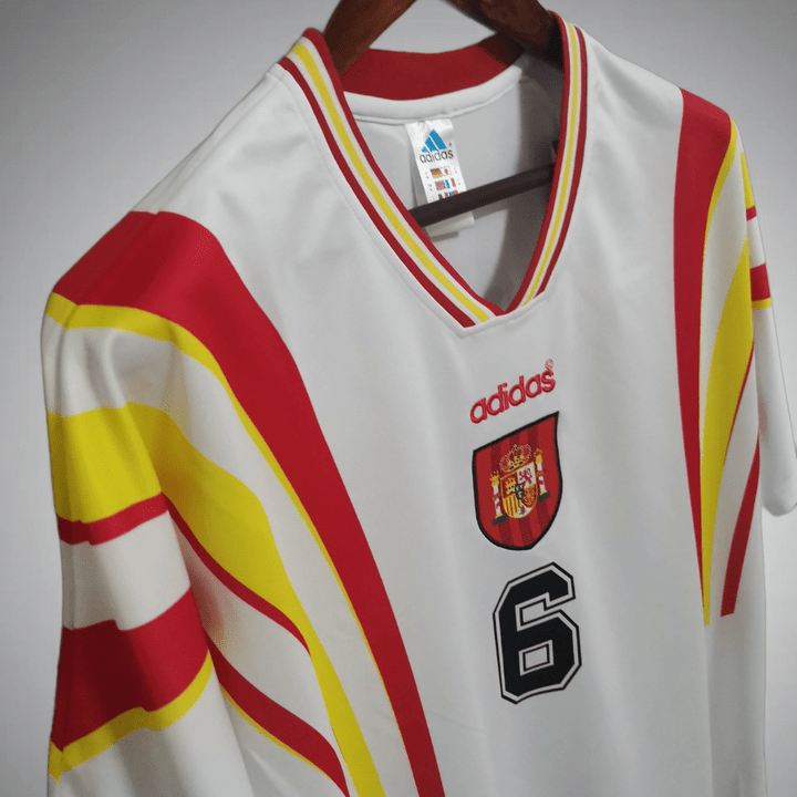 Spain 1996 Away Kit - Premium Quality Jersey at FootballPrestige.com