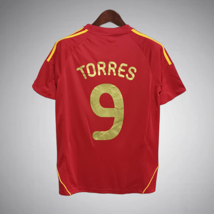 Spain 2008 Home Kit - Premium Quality Jersey at FootballPrestige.com