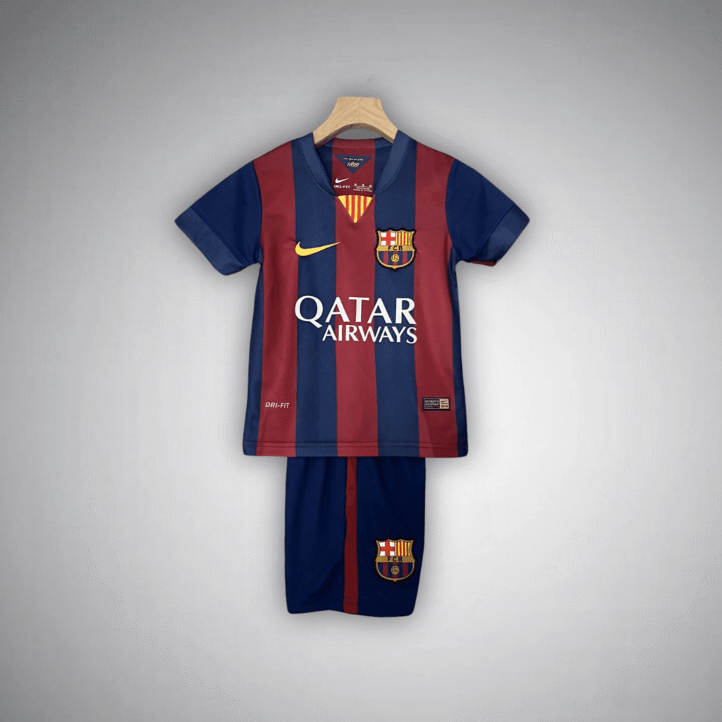14/15 FC Barcelona Home Kids Size Kit from FootballPrestige.com - Premium Football Kits