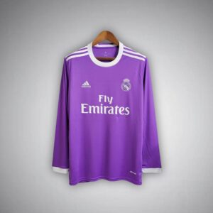 16/17 Real Madrid Away Long Sleeve Kit from FootballPrestige.com - Premium Football Kits