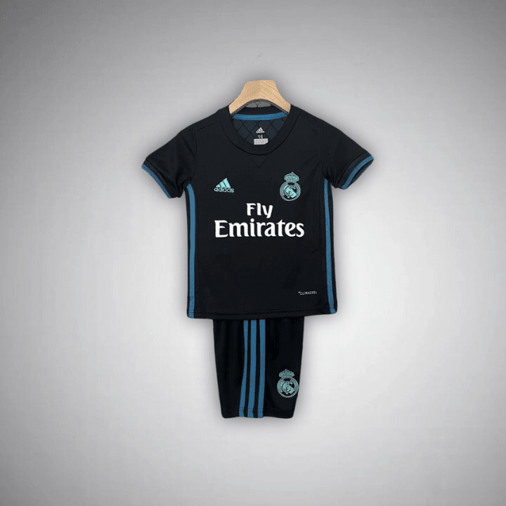 17/18 Real Madrid Away Premium Kids Size Kit from FootballPrestige.com - Premium Football Kits