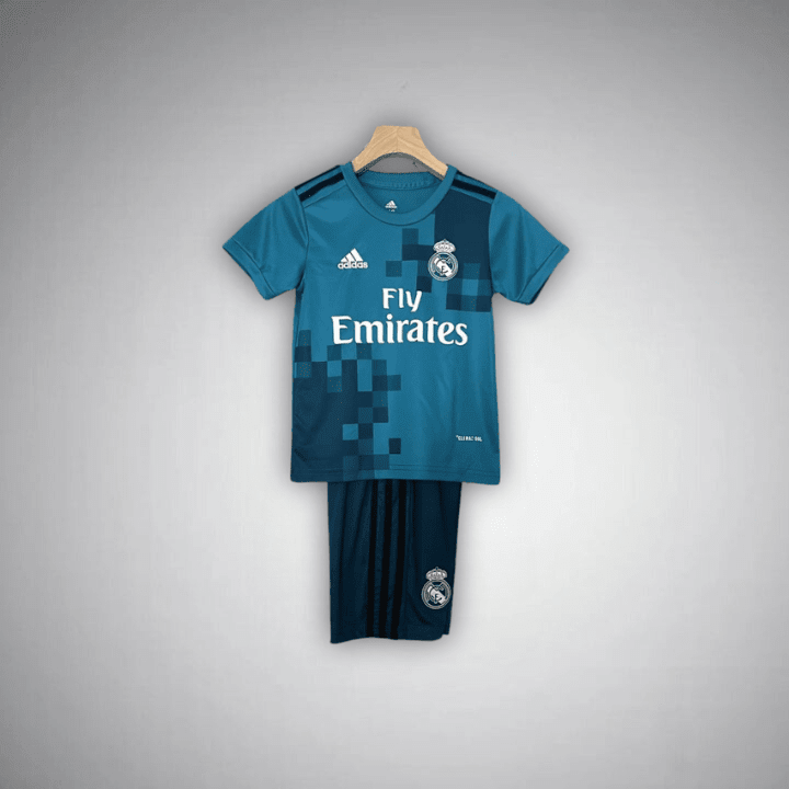 17/18 Real Madrid Third Premium Kids Size Kit from FootballPrestige.com - Premium Football Kits
