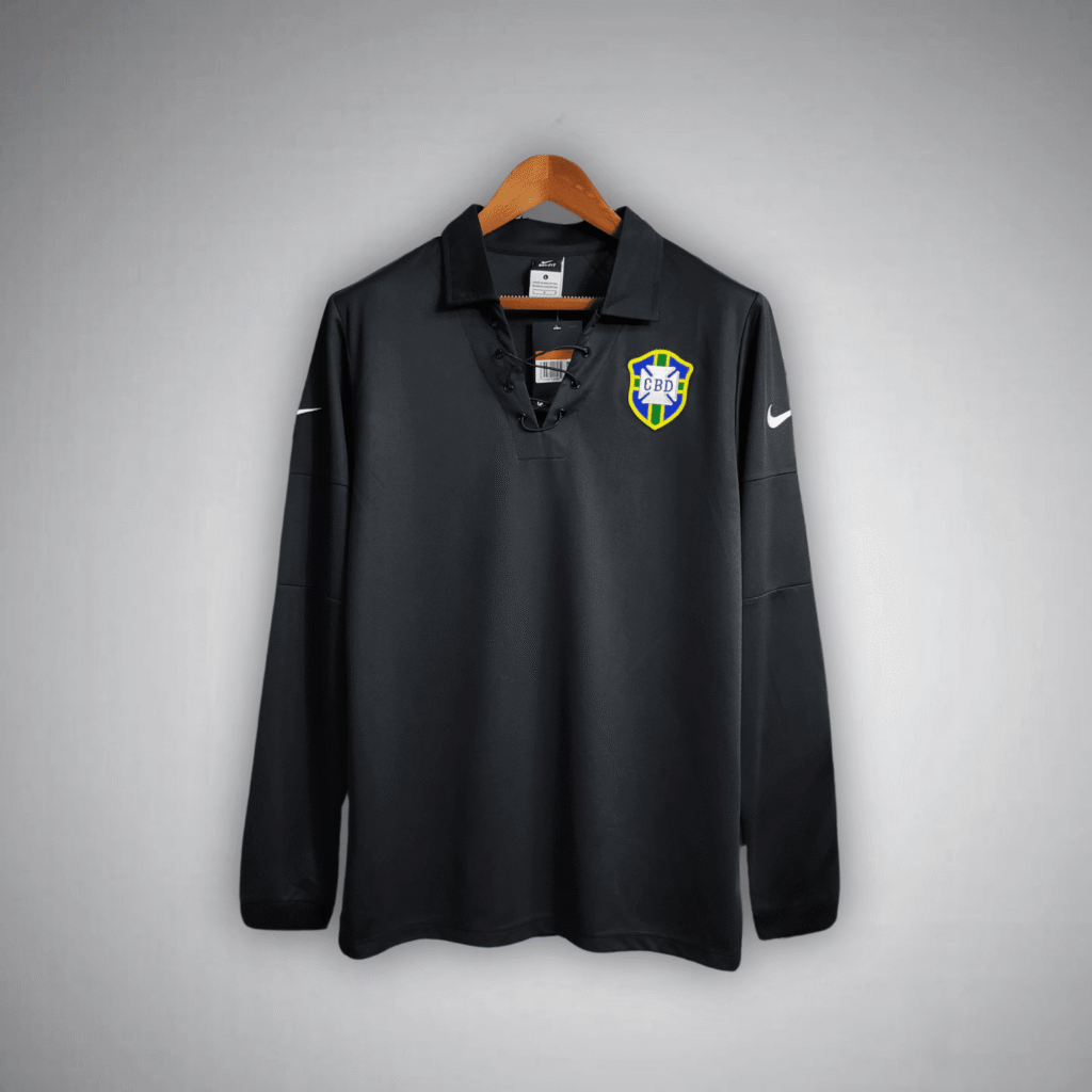 2004 Brazil "Centenary" Long Sleeve Kit from FootballPrestige.com - Premium Football Kits