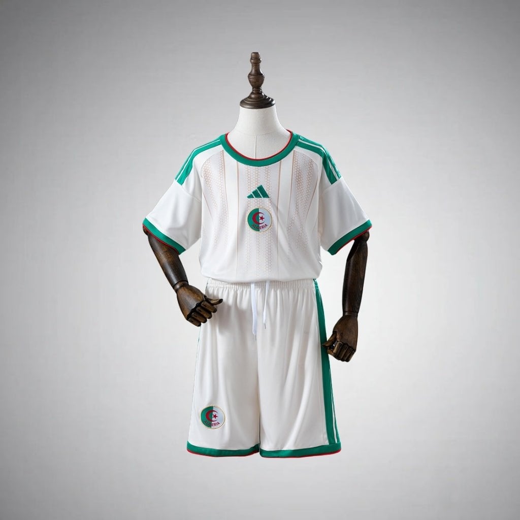 2026 Algeria Home Kids Size Kit from FootballPrestige.com - Premium Football Kits