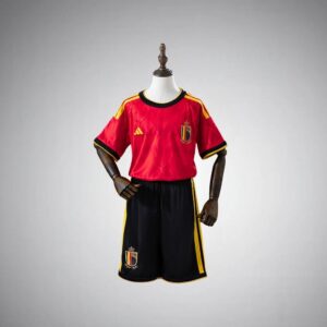 2026 Belgium Home Kids Size Kit from FootballPrestige.com - Premium Football Kits