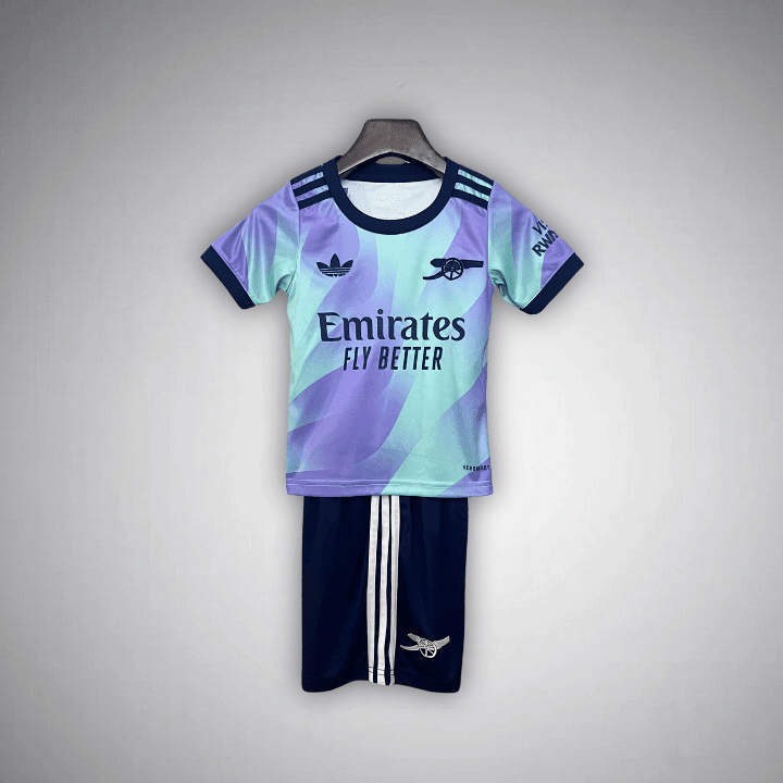 24/25 Arsenal Third Kids Size Kit from FootballPrestige.com - Premium Football Kits