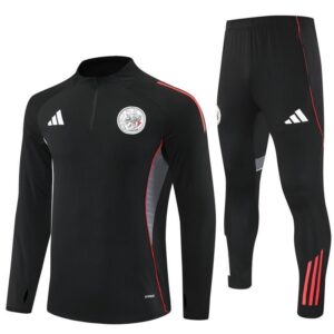 25/26 Ajax Amsterdam Training Black Kids Size Tracksuit from FootballPrestige.com - Premium Football Kits
