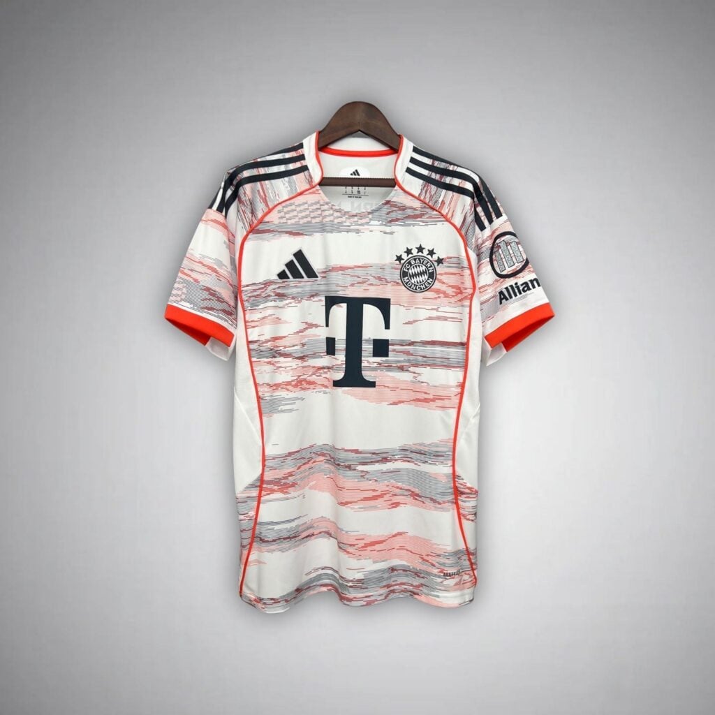 25/26 Bayern München Away Kit from FootballPrestige.com - Premium Football Kits