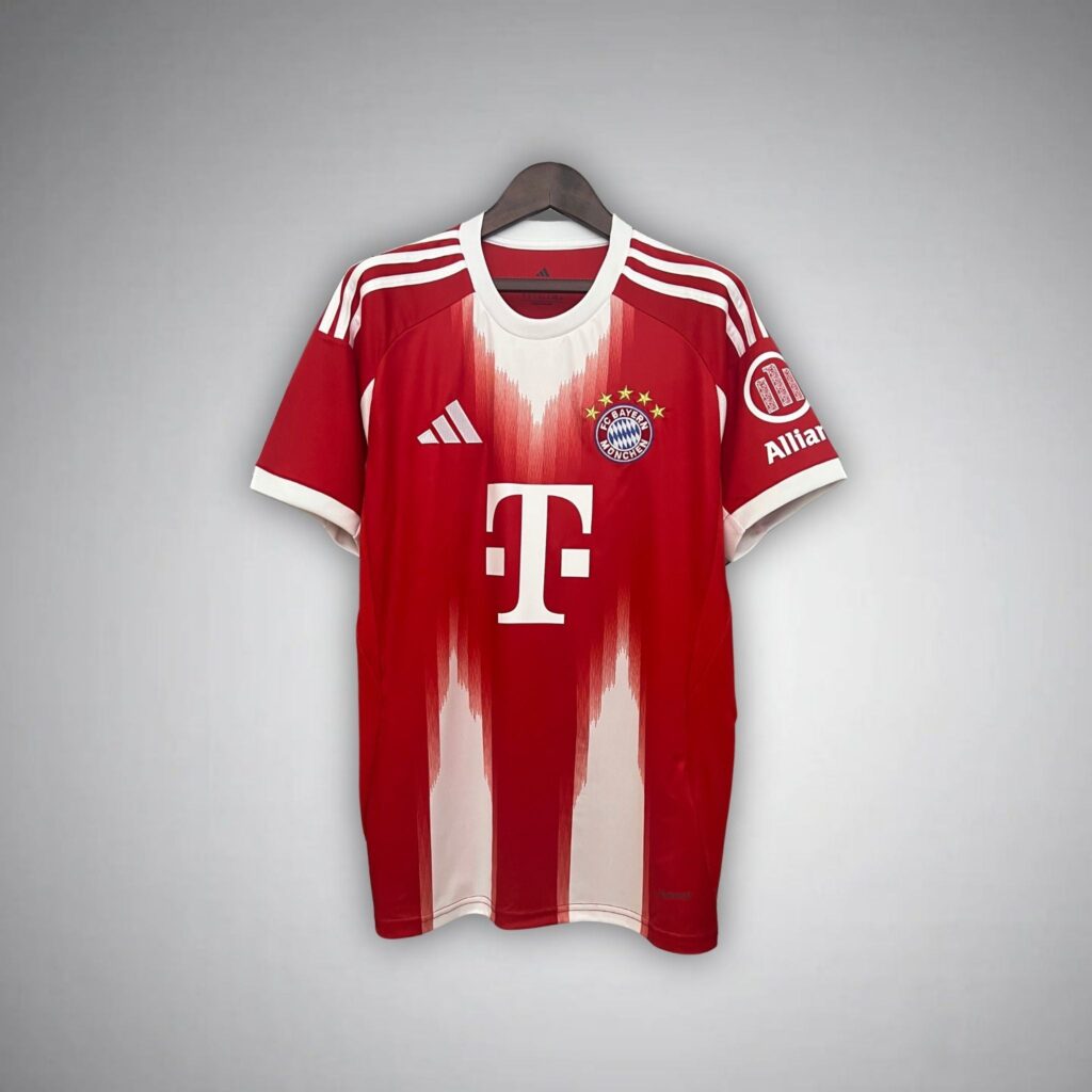 25/26 Bayern München Home Kit from FootballPrestige.com - Premium Football Kits