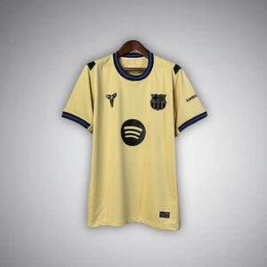 25/26 FC Barcelona Away Kit from FootballPrestige.com - Premium Football Kits