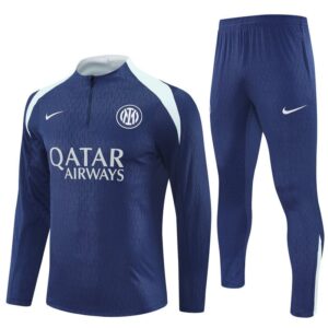 25/26 Inter Milan Blue Kids Size Tracksuit from FootballPrestige.com - Premium Football Kits