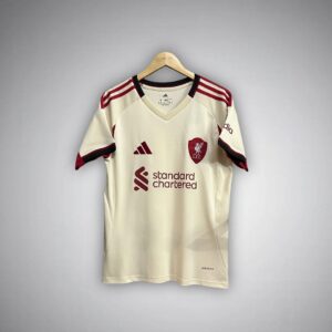 25/26 Liverpool Away Kit from FootballPrestige.com - Premium Football Kits