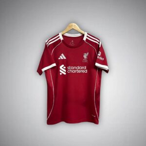 25/26 Liverpool Home Kit from FootballPrestige.com - Premium Football Kits