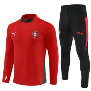 25/26 Portugal Training Red Kids Size Tracksuit from FootballPrestige.com - Premium Football Kits