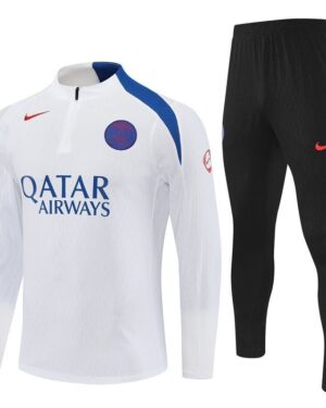 25/26 PSG Training White Kids Size Tracksuit from FootballPrestige.com - Premium Football Kits