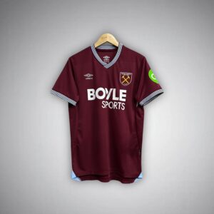 25/26 West Ham United Home Kit from FootballPrestige.com - Premium Football Kits