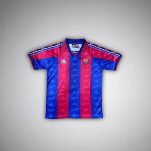 95/97 FC Barcelona Home Kit from FootballPrestige.com - Premium Football Kits