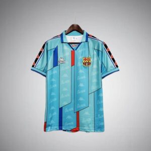 96/97 FC Barcelona Away Kit from FootballPrestige.com - Premium Football Kits