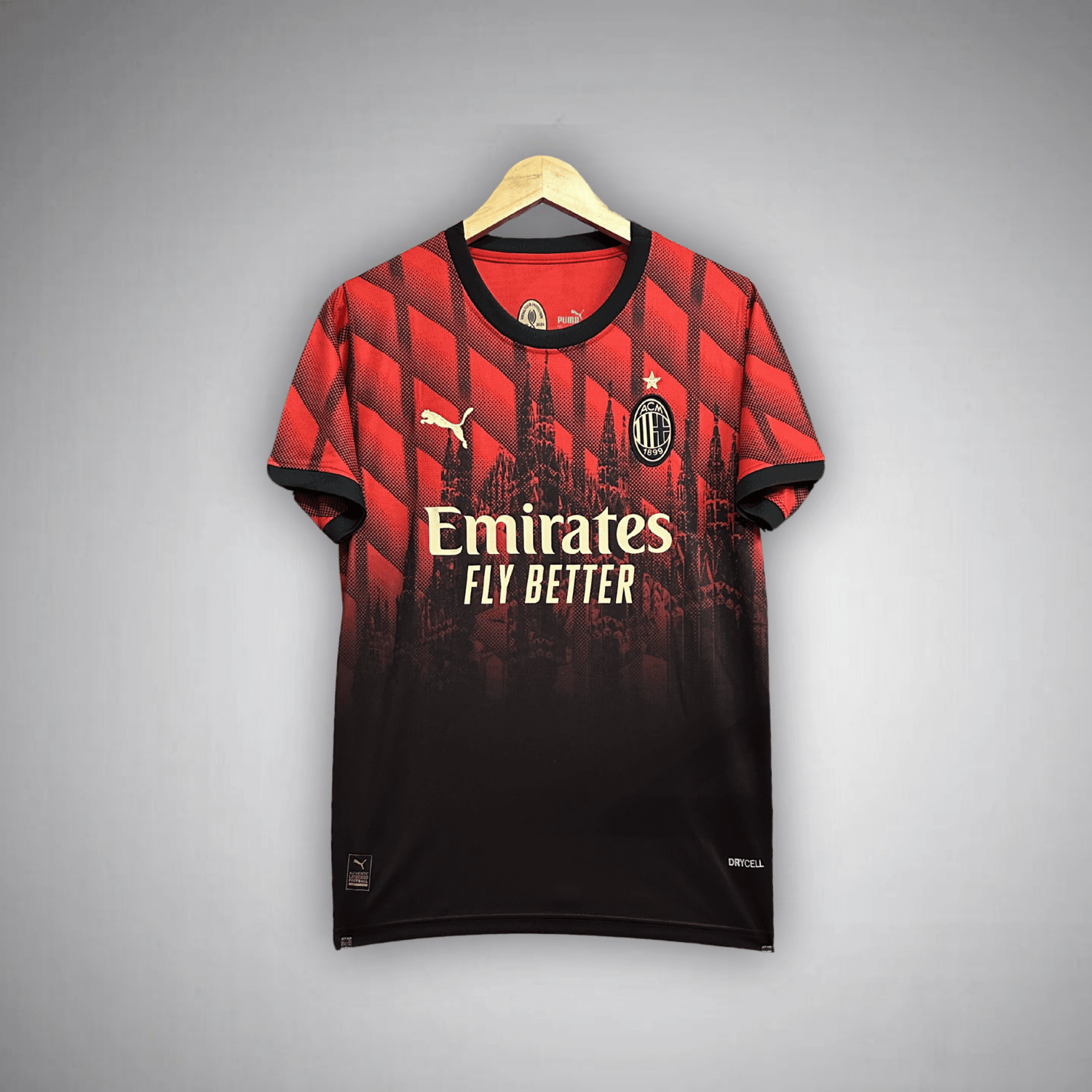 AC Milan "Cathedral" Premium Kit from FootballPrestige.com - Premium Football Kits