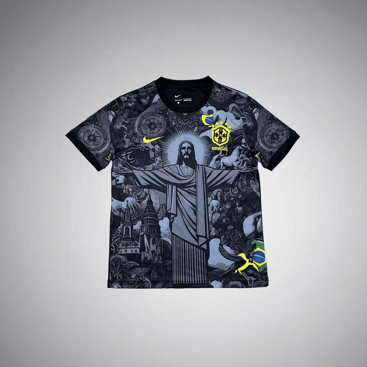 Brazil "Jesus" Premium Kit from FootballPrestige.com - Premium Football Kits