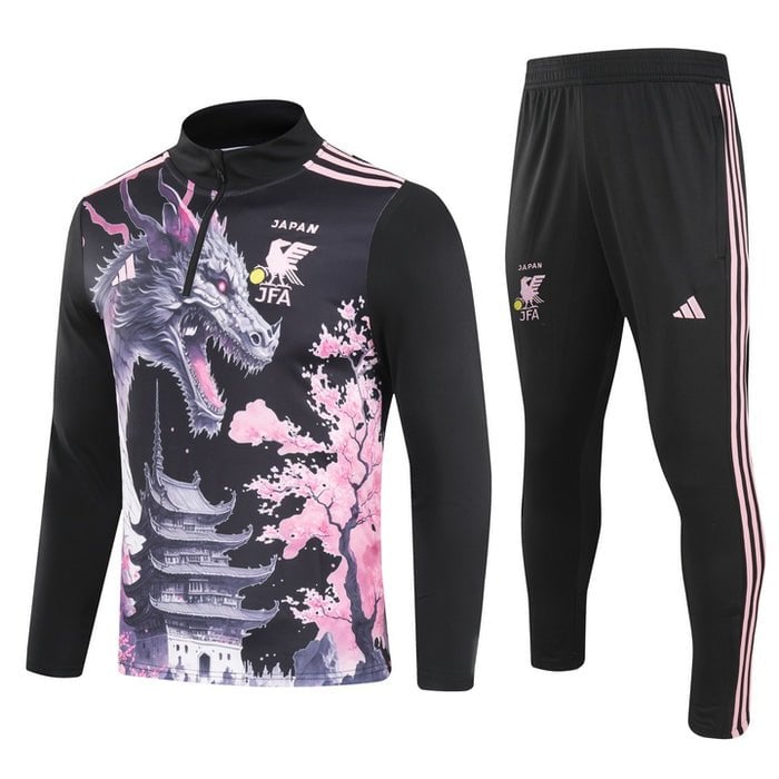 Japan "Sakura Dragon" Tracksuit from FootballPrestige.com - Premium Football Kits
