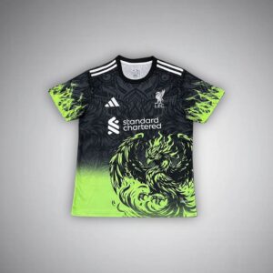 Liverpool "Lime Phoenix" Premium Kit from FootballPrestige.com - Premium Football Kits