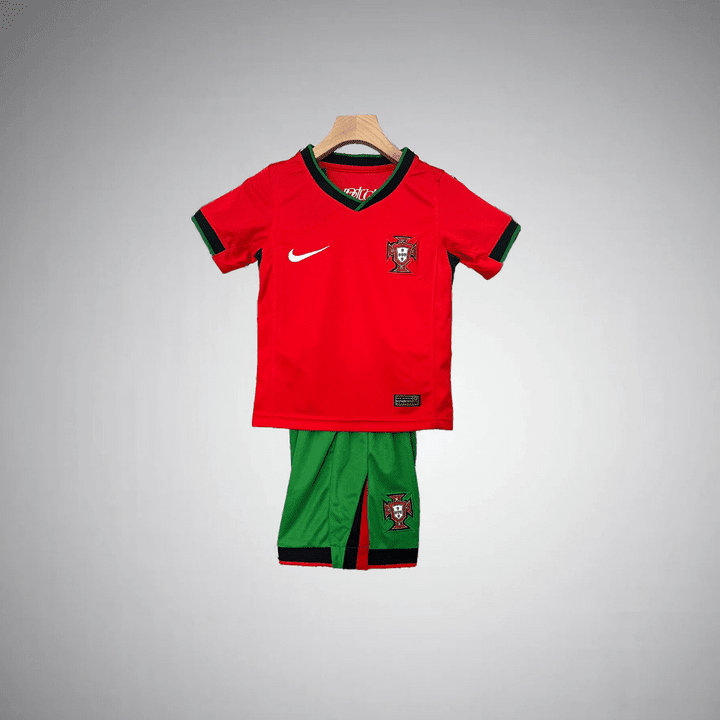 2024 Portugal Home Kids Size Kit from FootballPrestige.com - Premium Football Kits