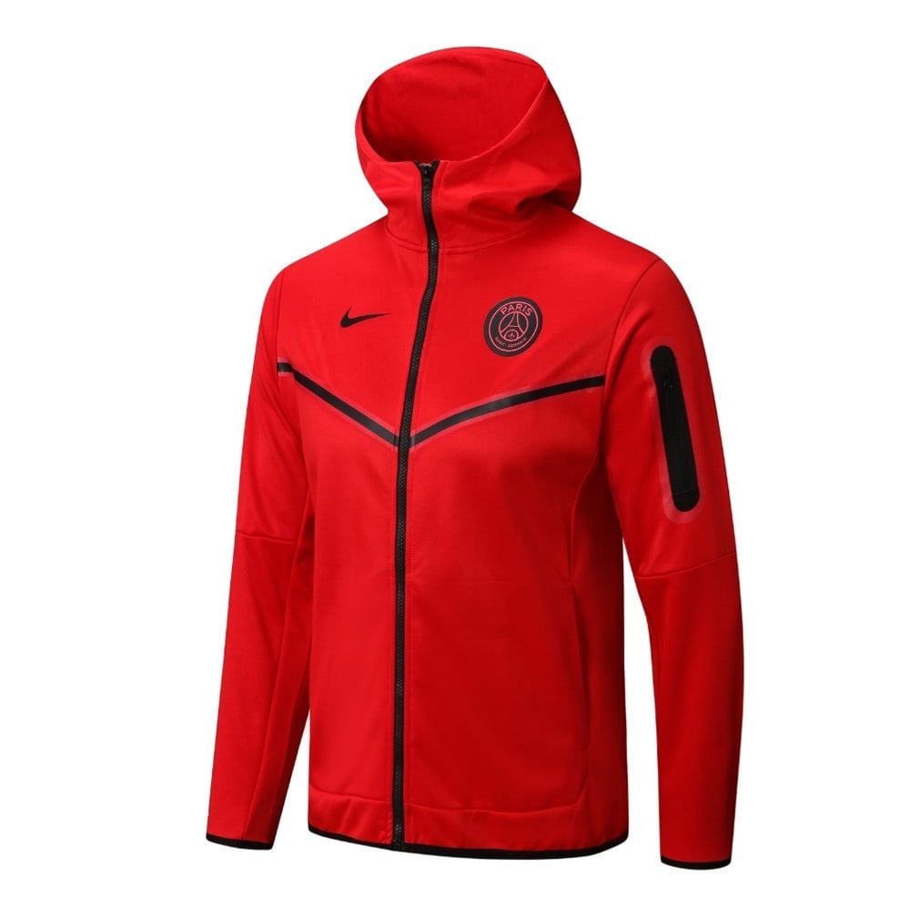 PSG Red Premium Tracksuit from FootballPrestige.com - Premium Football Kits