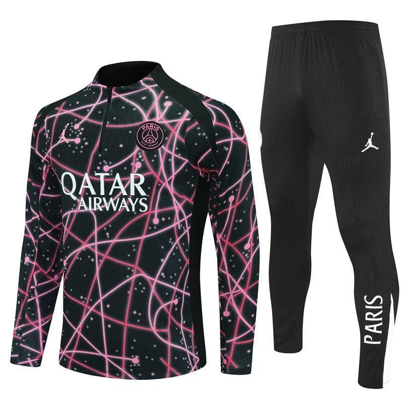 PSG "Stellar Grid" Premium Kids Size Tracksuit from FootballPrestige.com - Premium Football Kits