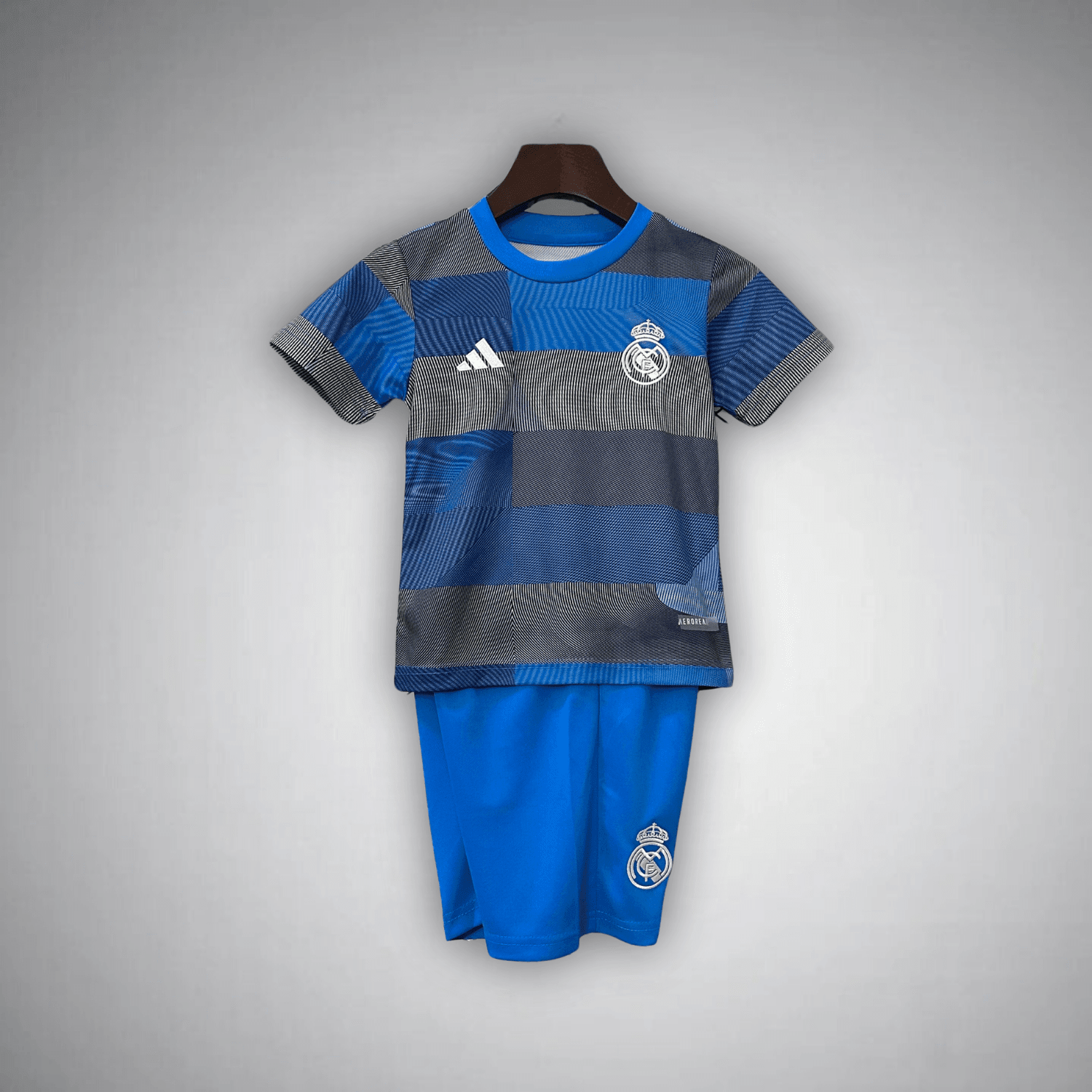 Real Madrid "Cibeles Wave" Premium Kids Size Kit from FootballPrestige.com - Premium Football Kits