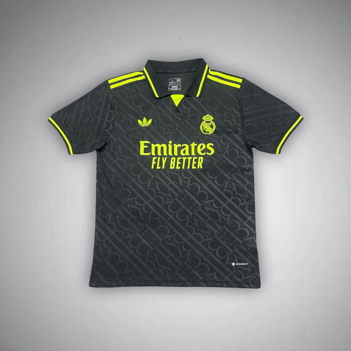 Real Madrid "Noir Galáctico" Premium Kit from FootballPrestige.com - Premium Football Kits